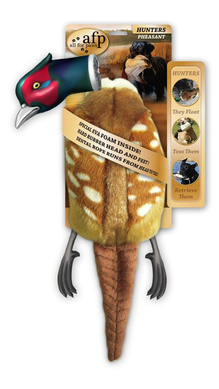 All For Paws Hunter Pheasant Dog Toy