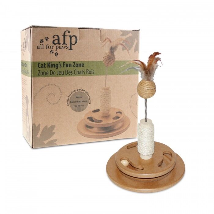 All For Paws Cat King??s Fun Zone Cat Scratcher Toy
