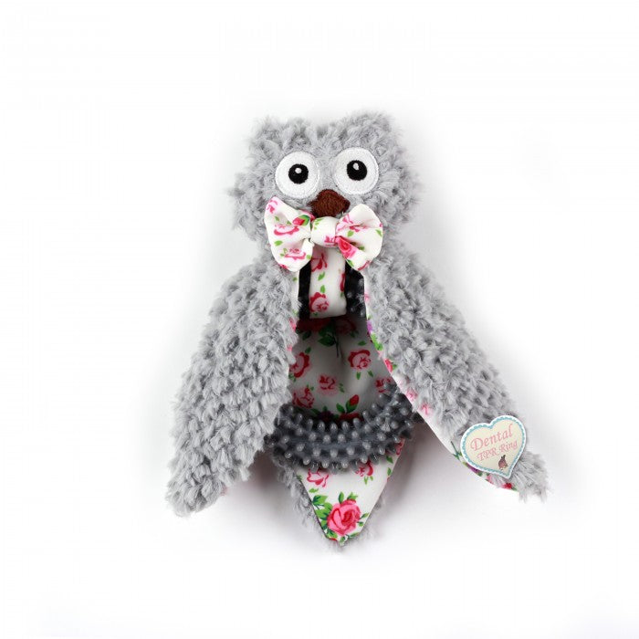 All For Paws Shabby Chic Ballerina Owl Dog Toy