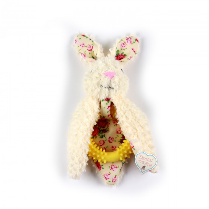 All For Paws Shabby Chic Ballerina Rabbit Dog Toy