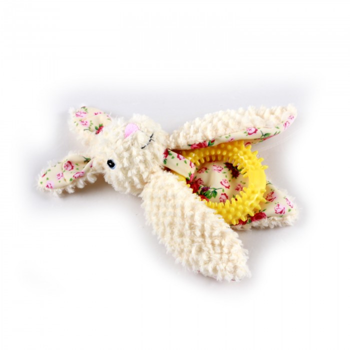 All For Paws Shabby Chic Ballerina Rabbit Dog Toy