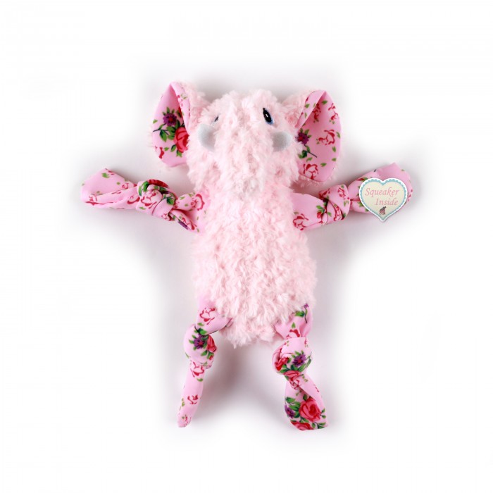 All For Paws Shabby Chic Dainty Doll Elephant Dog Toy