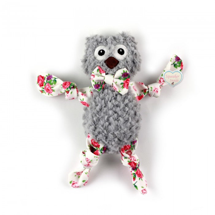All For Paws Shabby Chic Dainty Doll Owl Dog Toy