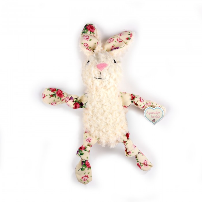 All For Paws Shabby Chic Dainty Doll Rabbit Dog Toy