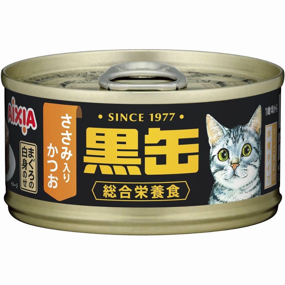 $10 OFF 24 cans: Aixia Kuro-Can Mini Tuna & Skipjack Tuna with Chicken Fillet Canned Cat Food 80g x 24