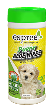 Espree Puppy Aloe Wipes 50ct