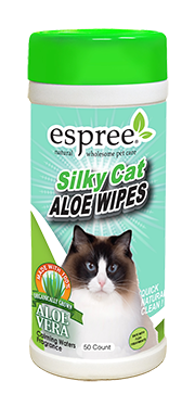 Espree Silky Cat Aloe Wipes 50ct