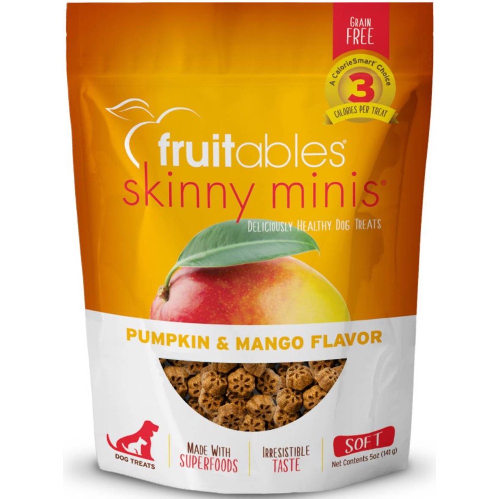 $4 OFF: Fruitables Skinny Minis Pumpkin and Mango Chewy Dog Treats 5oz