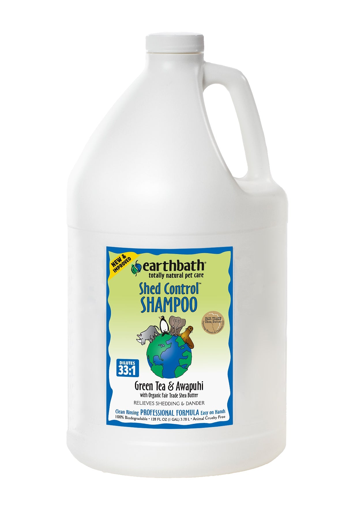 Earthbath Green Tea & Awapuhi Shed Control Shampoo 1 Gal
