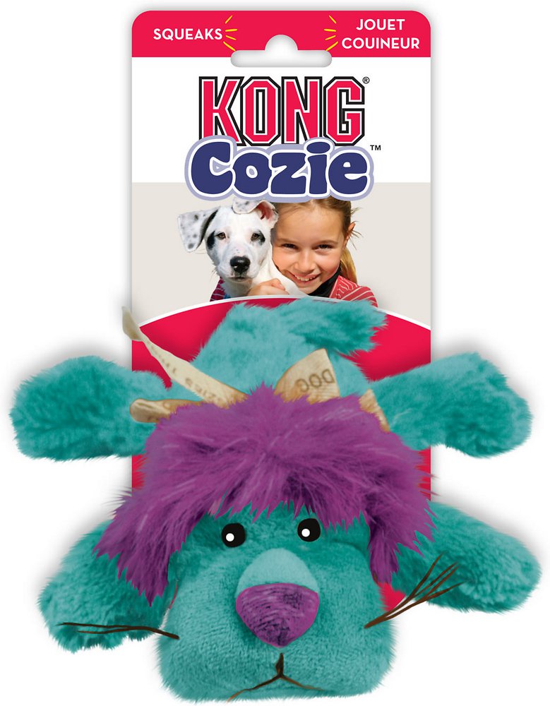 Kong Cozie King The Purple Haired Lion Small Dog Toy