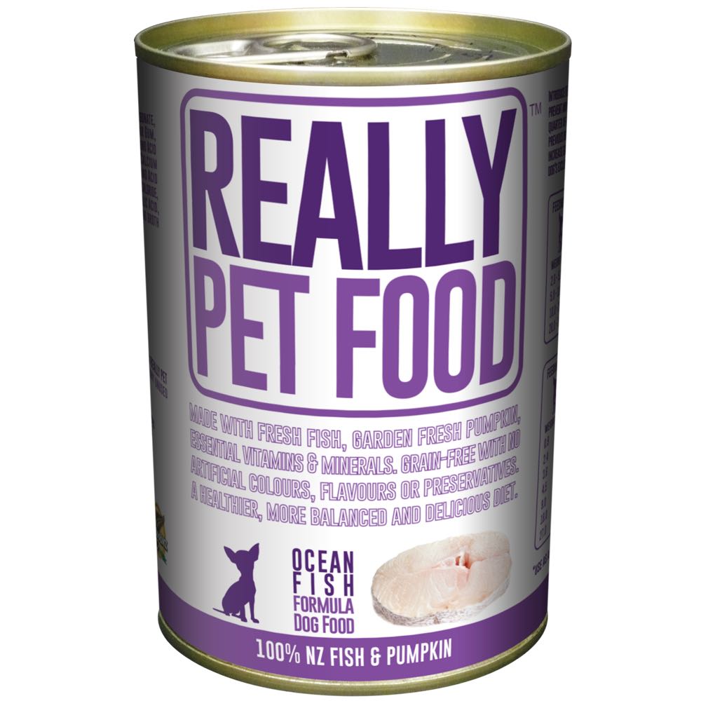 Really Pet Food Ocean Fish Canned Dog Food 375g