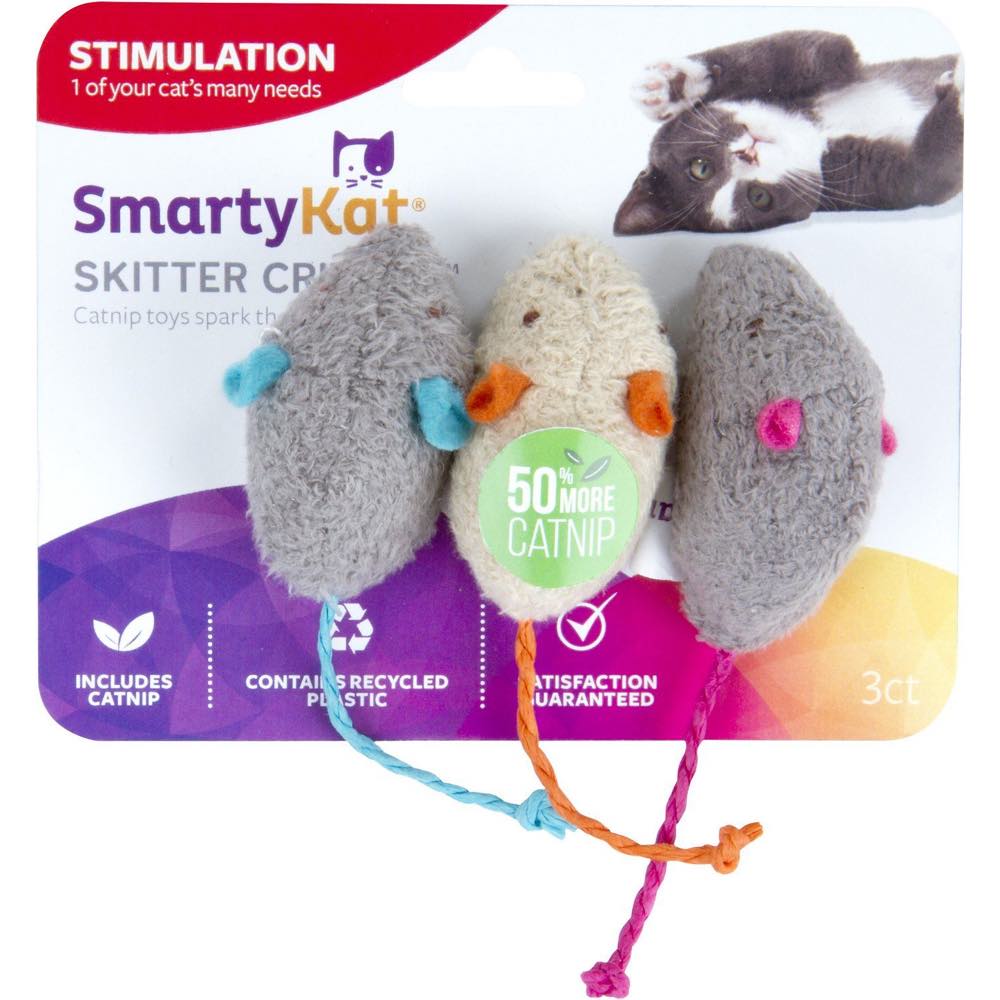 10% OFF: SmartyKat Skitter Critters Catnip Mice Cat Toy