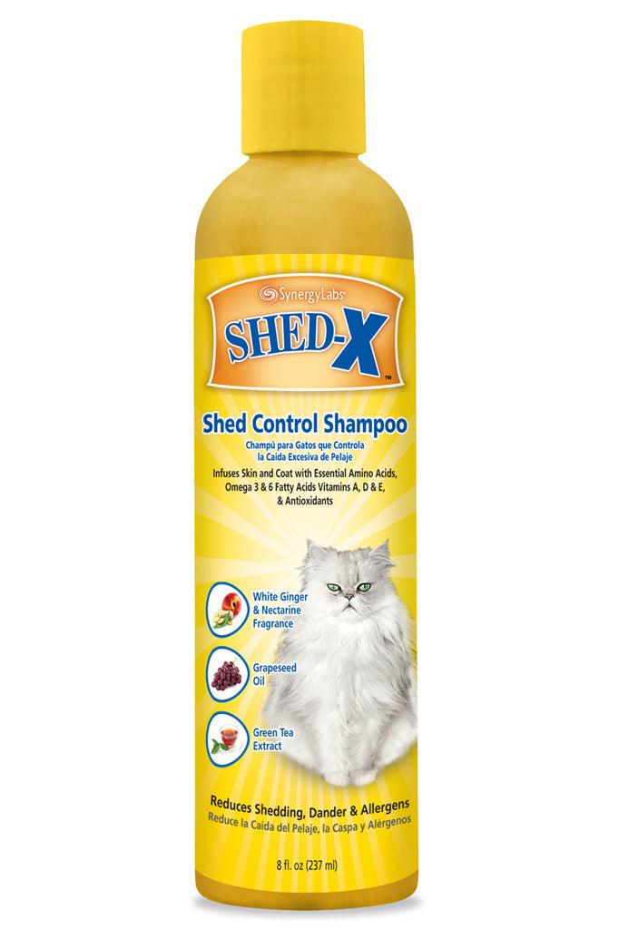 SynergyLabs Shed-X Shed Control Shampoo for Cats 8oz