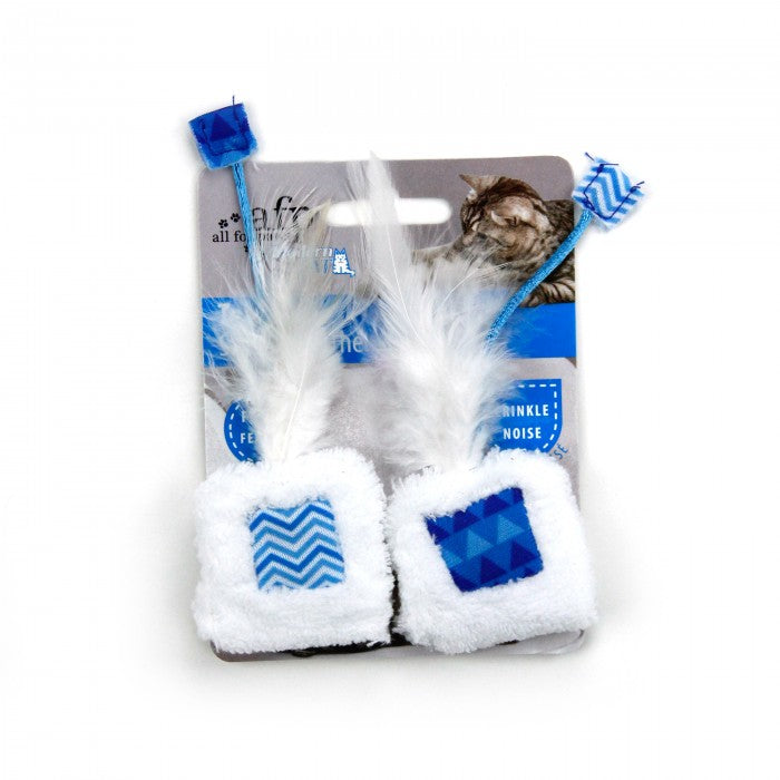 All For Paws Modern Cat Tea Party 2pk Cat Toy